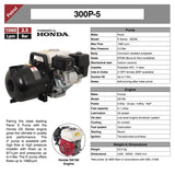 3" Pacer S Series Pump - Honda GX - BSP