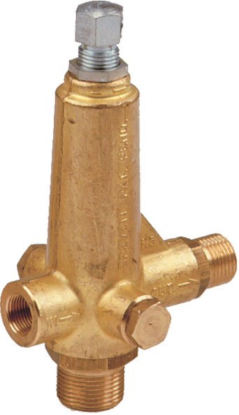 Interpump K5.0 Flow Sensitive Unloader Valve – 200 Bar, 8–11 LPM, 3/8" Inlet, 1/2" Outlet