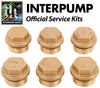 Interpump Service / Repair Kit 157 - 6x Valve Caps with O Rings