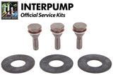 Interpump Service / Repair Kit 54 - 3x Piston Bolts with Rings / Washers