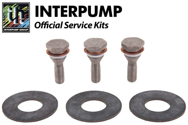 Interpump Service / Repair Kit 54 - 3x Piston Bolts with Rings / Washers