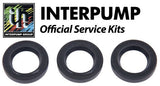 Interpump Service / Repair Kit 83 - 3x Oil Seals 15x24x5 - Oil Seal p/n 90.1565.00