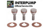 Interpump Service / Repair Kit 6 - 3x Piston Bolts with Rings/Washers