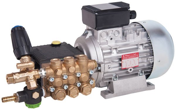 Interpump 44 Series MPU with Valve & Filter - Complete 130 Bar, 9.5 Lpm Solution