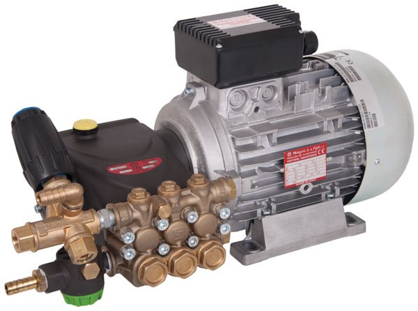 Interpump 58 Series MPU with Valve & Filter - Ready-to-Use 100 Bar, 12 Lpm