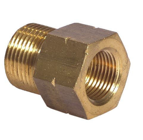 Brass M15 Male x Female Coupling – M15 Internal Bore, M22M x 3/8"F (NOT FOR KARCHER) (Copy)