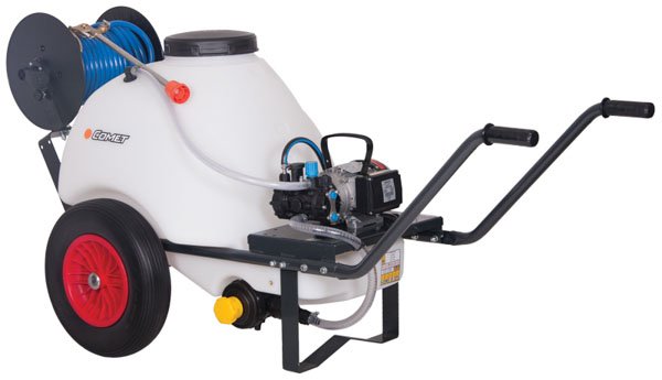 Comet MC18 120L Wheelbarrow Tank – 10.7 l/min @ 15 Bar – 230V Motor – Part No: WBU1115E