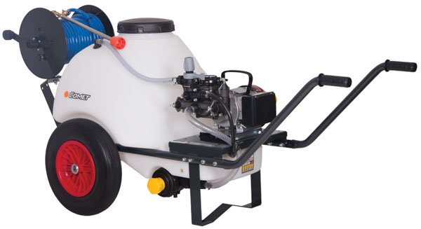 Comet MC20/20 120L Wheelbarrow Tank – 18.5 l/min @ 20 Bar – 230V Motor – Part No: WBU1820E